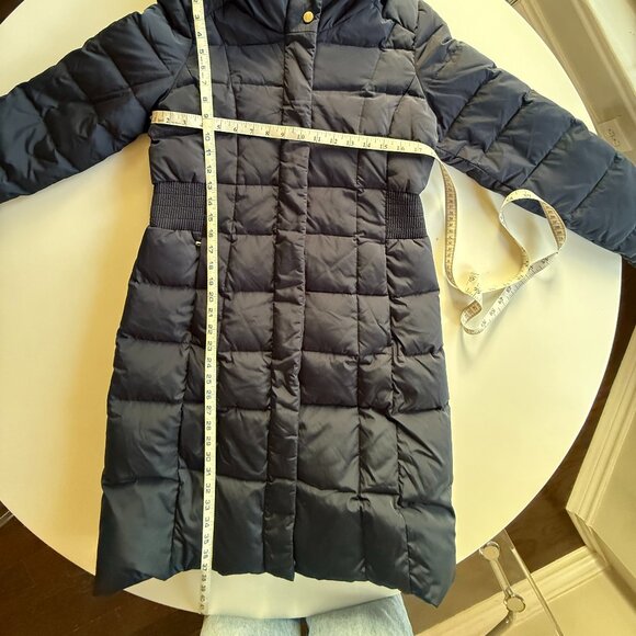 NWOT Cole Haan Women's Signature Taffeta Down Coat w/ Hood - Women's Petite M - Picture 3 of 10